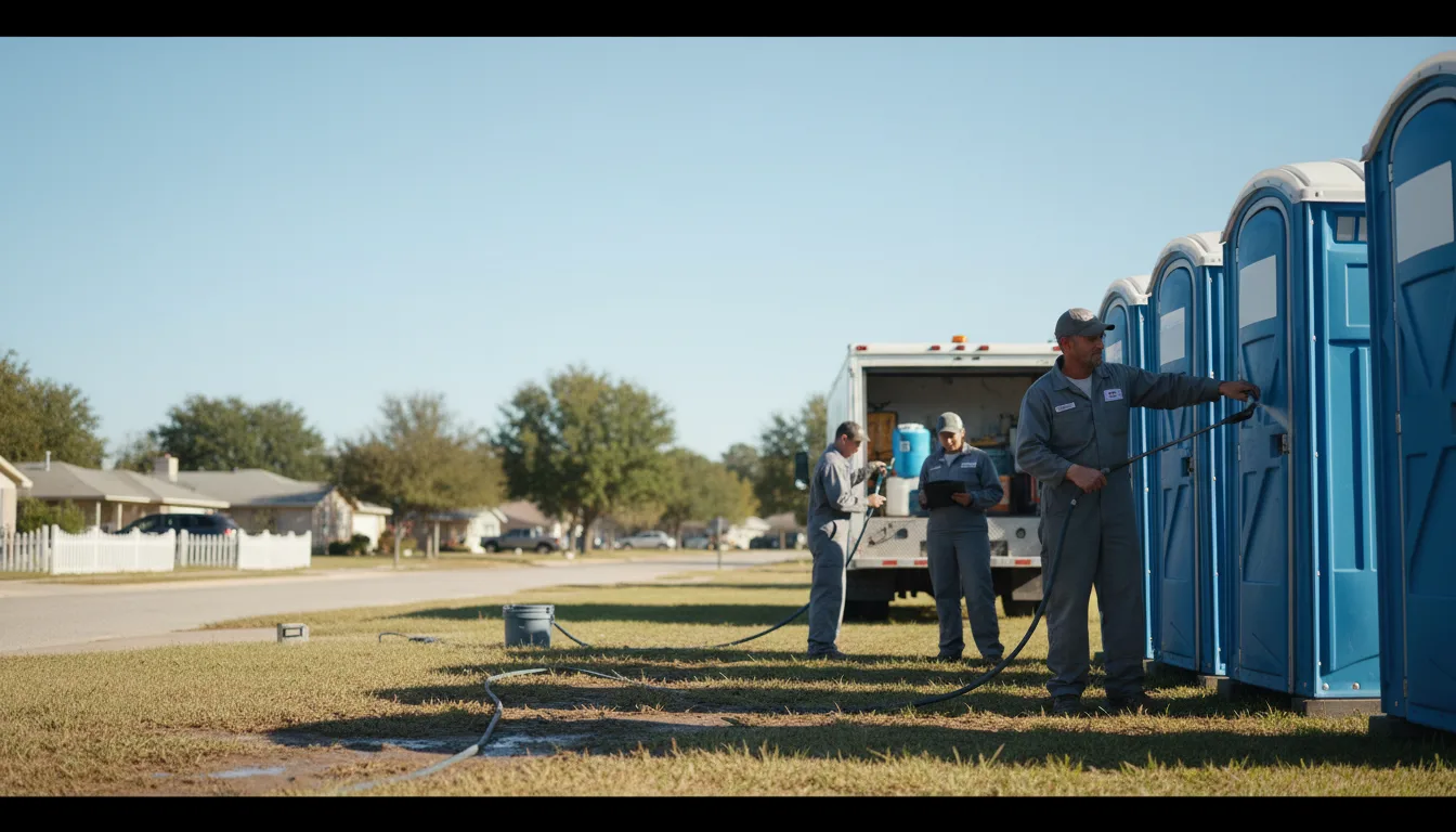 Long-Term Portable Toilet Rental in Clayton, OK near me
